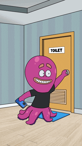 Poop Toilet GIF by Octo Gaming