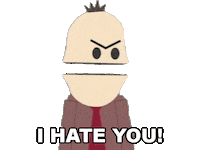 I Hate You Scott The Dick Sticker by South Park