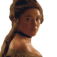 Serious Florence Pugh Sticker by NETFLIX