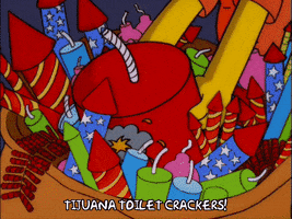 Episode 18 Fireworks GIF by The Simpsons