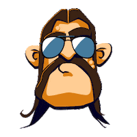 Glasses Boss Sticker