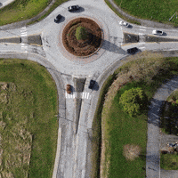 strongtownslangley canada drone surrey roundabout GIF