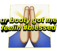 booty STICKER by AnimatedText