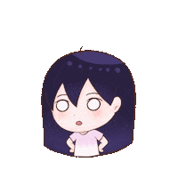 Angry Girl Sticker