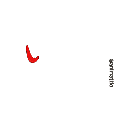 Love Letter Red Heart Sticker