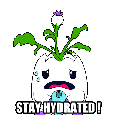 Stay Hydrated Water Bottle Sticker by Magic Eden