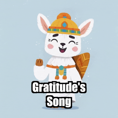 Birds Gratitude GIF by Llamaozi