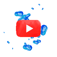 Youtube 3D Sticker by airmediatech
