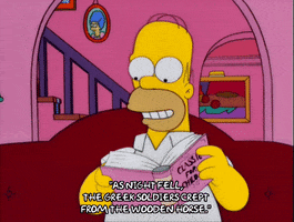 happy homer simpson GIF