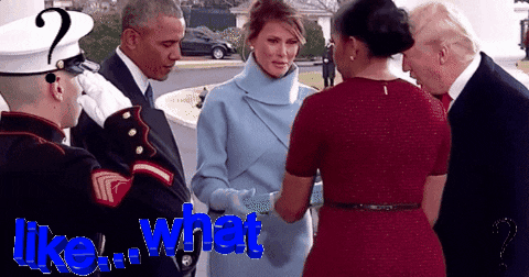 Awkward Michelle Obama GIF