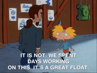 hey arnold nick splat GIF