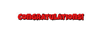 Congratulations Sticker