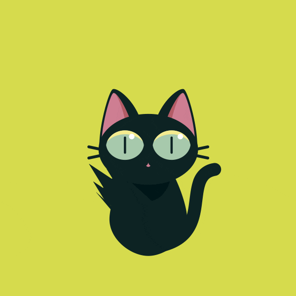 animation cat GIF by Natt Rocha