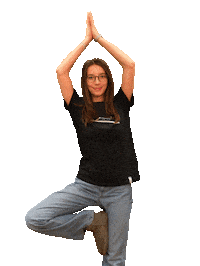 Sport Yoga Sticker by Hochschule Osnabrück – University of Applied Sciences