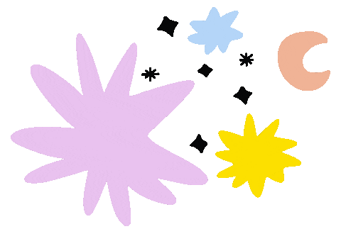 Star Moon Sticker