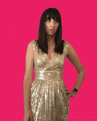 jennrobbins pink shocked surprised gasp GIF