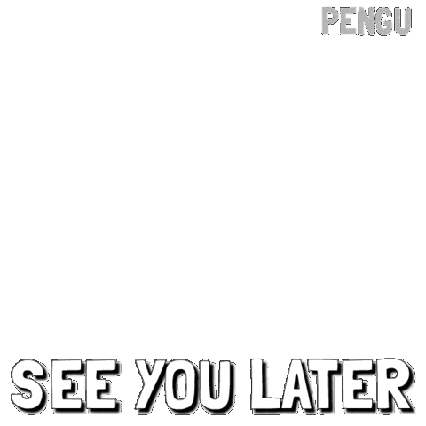 See Ya Goodbye Sticker by Pudgy Penguins