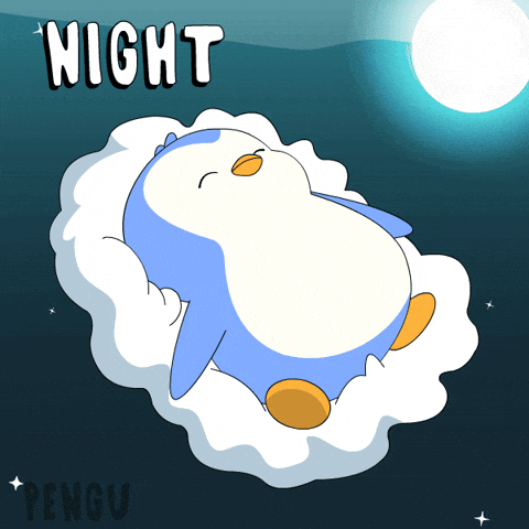 Good Night GIF by Pudgy Memez