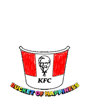 Fried Chicken Sticker by KFC Singapore