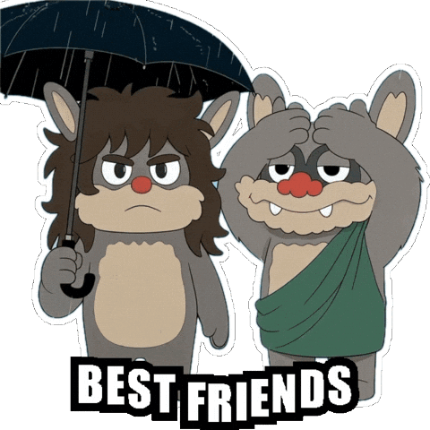 Best Friends Friend Sticker