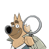 Barkley Magnify Sticker