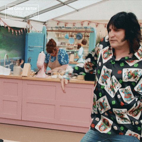 Jazz Flirt GIF by The Great British Bake Off