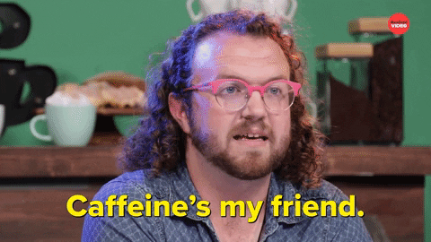 Coffee Caffeine GIF by BuzzFeed