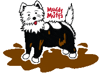 Dog Mud Sticker by Muddy Mutts