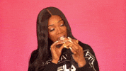 hoshijoell bite hair flip bacon mnm GIF