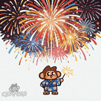 Happy New Year Wow GIF by Chimpers