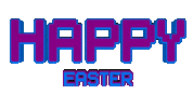 Easter Bunny Love Sticker by OpticalArtInc.