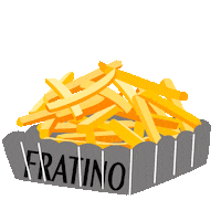 Fratino fries fratino Sticker