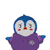 Confused Wait What Sticker by Pudgy Penguins