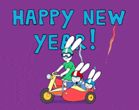 Celebrate New Year GIF by Simon Super Rabbit