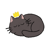 Cat Crown Sticker