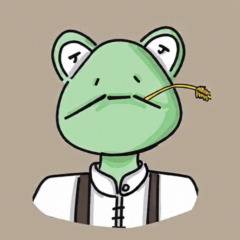 American Gothic Frog GIF by The LSD Hotel