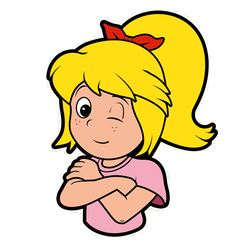 Blinking Bibi Blocksberg Sticker by Kiddinx