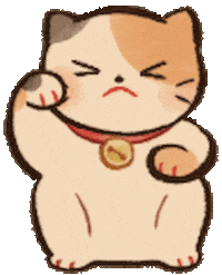 Sad Meow Meow Sticker by Sticky Brain Studios