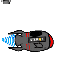 Space Spaceship Sticker by STEME Youth Career Development Program