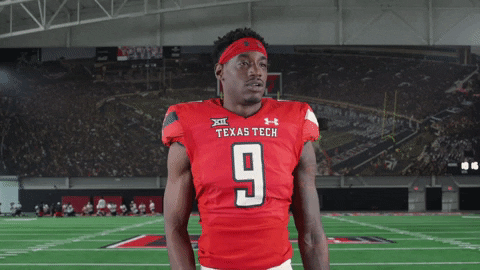 Tj Vasher GIF by Texas Tech Football