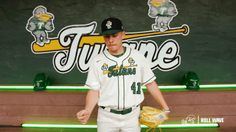 College Baseball Kyle GIF by GreenWave