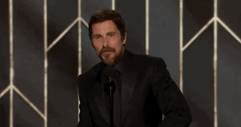 christian bale GIF by Golden Globes