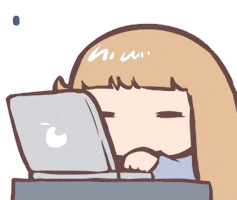 Tired Girl Sticker by HitoPotato