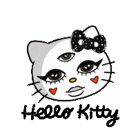 Moonlitnarcy hello kitty celestial third eye moonlit narcy Sticker