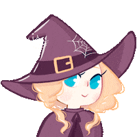 Halloween Witch Sticker