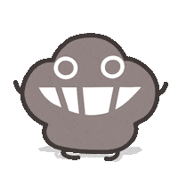 Happy Cartoon Sticker