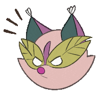 peternobody angry racoon mapache nuki Sticker