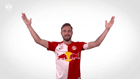 Hands Up Make Noise GIF by FC Red Bull Salzburg