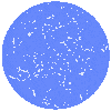 Night Sky Stars Sticker by James Thacher