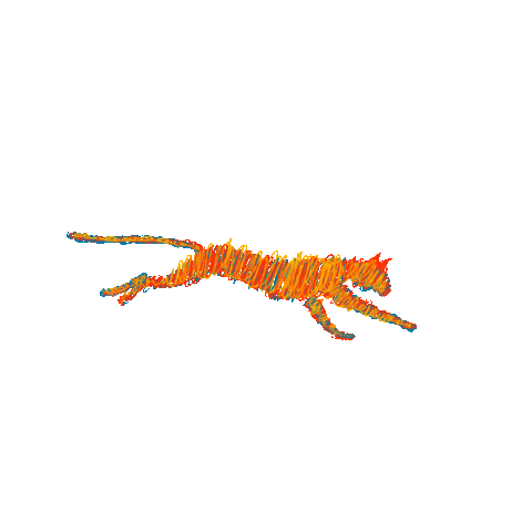 Cat Run Life Sticker